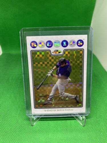 Topps Chrome X Fractor Todd Helton Card Ebay