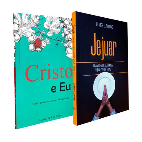 Kit Livros Cristo E Eu Discipulado Jejuar Uma Revolu O Na