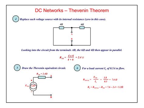 Elect Principles 2 Thevenin Theorem Ppt