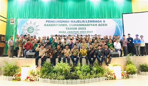 Kukuhkan Majelis Lembaga Muhammadiyah Aceh Malik Musa Beber Program