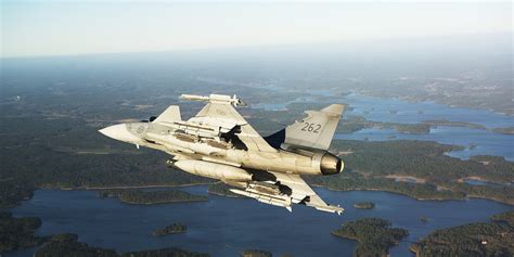 Schweden bekämpft Waldbrände mit dem Gripen Cockpit