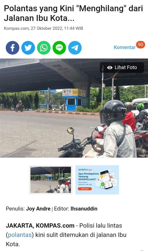 TAK ADA TILANG MANUAL POLISI KEMANA Setidaknya Ikut Membantu Mengatur