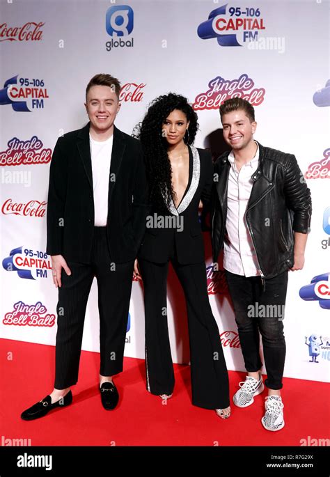 Capital FM Presenters Roman Kemp, Vick Hope and Sonny Jay (left-right ...