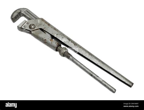 Old Rusty Adjustable Spanner Stock Photo Alamy