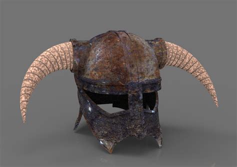 Skyrim Iron Helmet | CGTrader