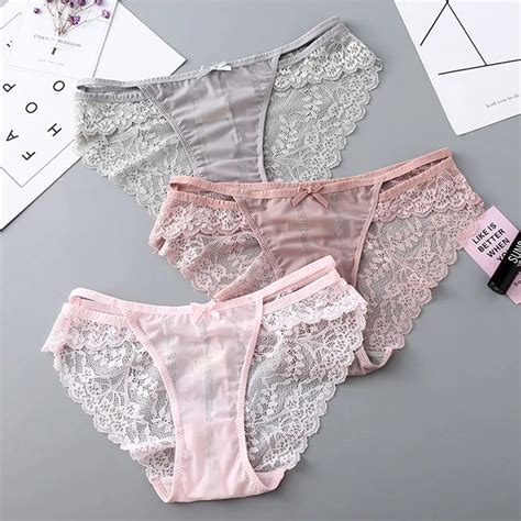 Beforw Women Panties Ultra Thin Hollow Underwear Women Low Rise