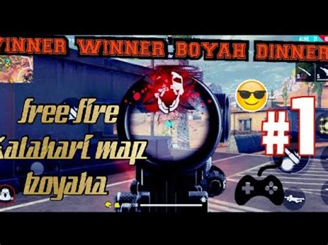 Gareena Free Fire Kalahari Map Booyah 17 Kills YouTube