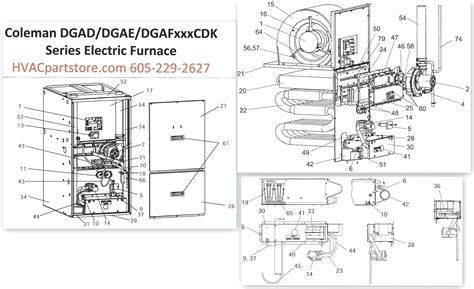 Trane Gas Furnace Parts Diagram