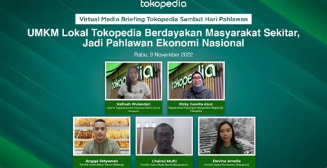 Hari Pahlawan Inisiatif Hyperlocal Tokopedia Dukung Umkm Lokal Jadi