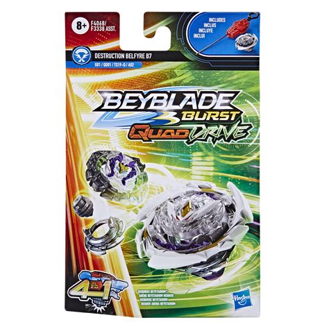 Buy BEYBLADE Burst QuadDrive Destruction Belfyre B7 Spinning Top ...