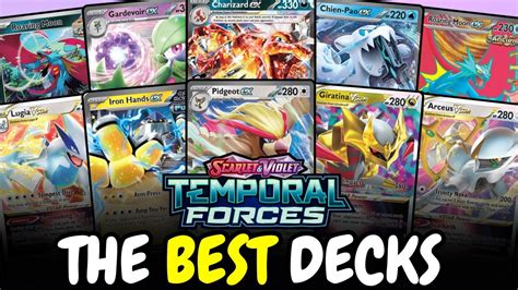 10 Best Pokemon Decks May 2024 Post Rotation Temporal Forces YouTube