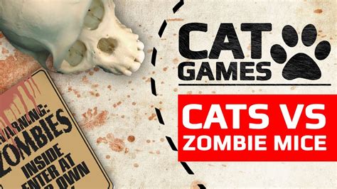 Cat Games Cats Vs Zombie Mice Entertainment Videos For Cats To Watch