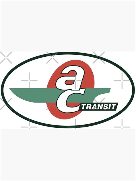 "Vintage AC Transit System Bus Logo" Poster for Sale by designdog ...