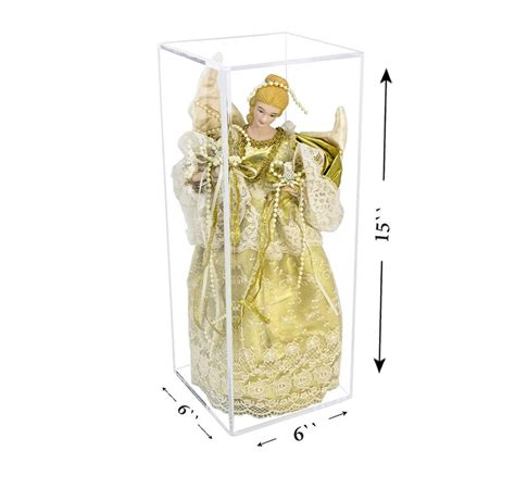 Deluxe Acrylic Figurine Display Case For Doll Bobblehead Etsy