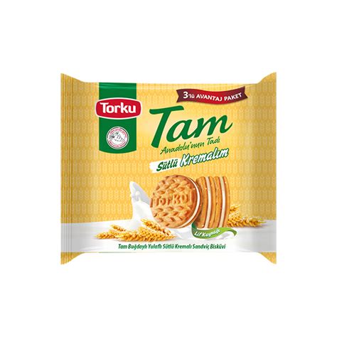 Torku Tam Sütlü Kremalım Bisküvi 249 Gr