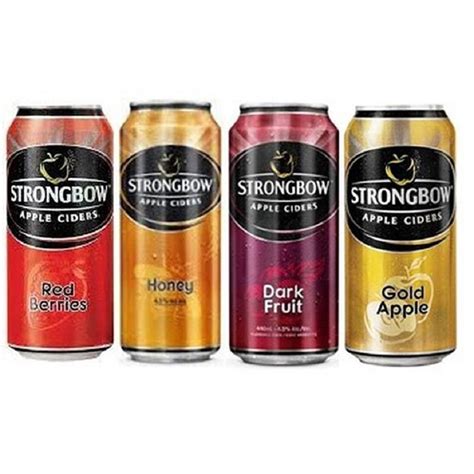 Nước táo lên men, vị mật ong-Strongbow Apple Ciders (330ml, 4.5%). Siêu ...