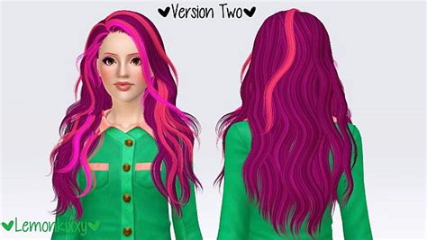 Newsea`s Titanium Hairstyle Retextured By Lemonkixxy Sims 3 Hairs