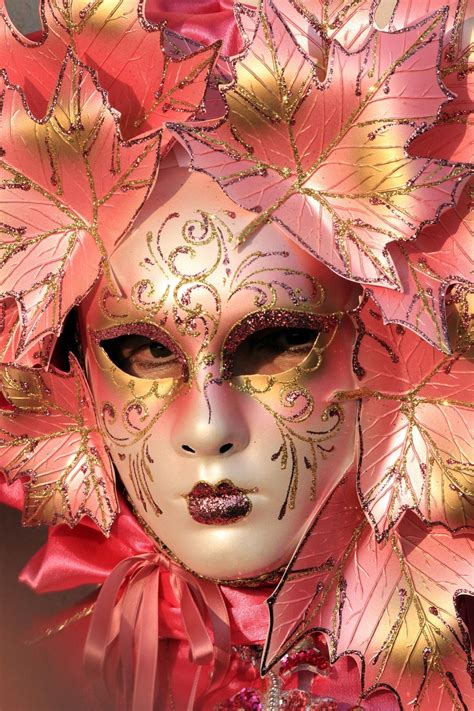 Fashionable Yellow And Pink X ღɱɧღ Venice Mask Masks Masquerade