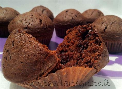 Muffin Al Cioccolato Gianduia Soffici E Deliziosi Recipe Desserts