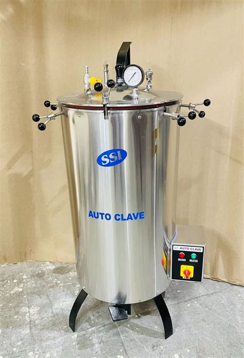 For Hospital Litre Double Walled Vertical Autoclave At Rs In