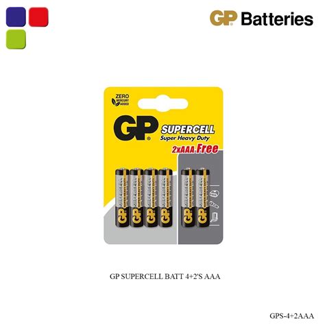 GP SUPERCELL BATT 4+2’S AAA -GPS-4+2AAA – Kemudi Timur