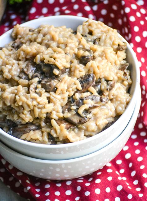 Instant Pot Mushroom Risotto - The Quicker Kitchen