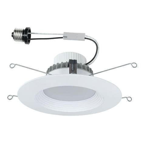 Commercial Electric In And In White Recessed Led Trim Pack Dl