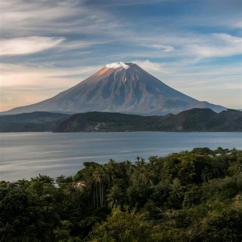 Premium Photo | The view of taal volcano in philippines