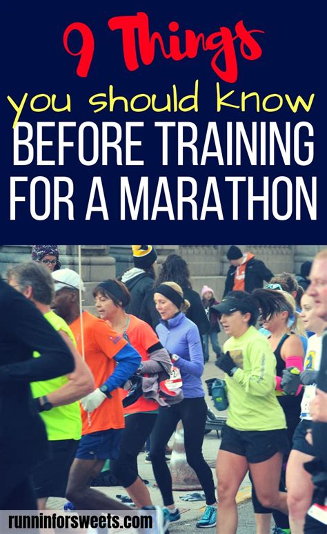 9 Things To Know Before Training For A Marathon Runnin For Sweets