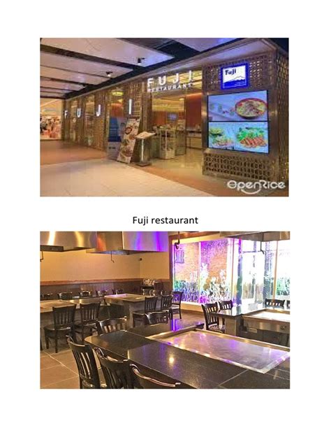 Fuji Restaurant | PDF