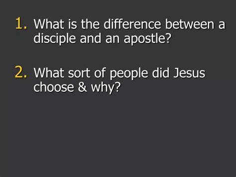 Ppt What Is The Difference Between A Disciple And An Apostle