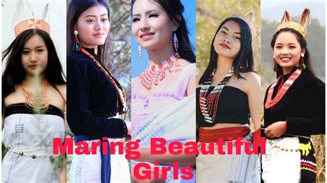 North East Maring Tribe Beautiful Girls With Traditional Attire Youtube