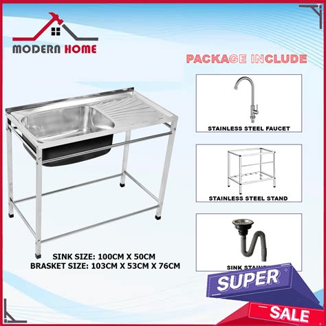 Sus Kitchen Stainless Steel Sink Wall Mounted Sink Stainless