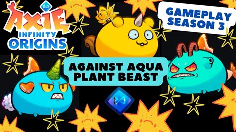 Double Aqua Beast VS Aqua Plant Beast Gameplay Season 3 Axie