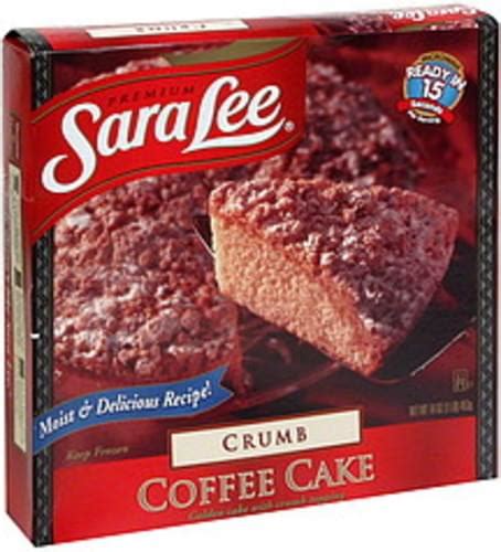 Sara Lee Coffee Cake Butter Streusel Sara Lee Crumb Coffee Cake 16 Oz Nutrition Information