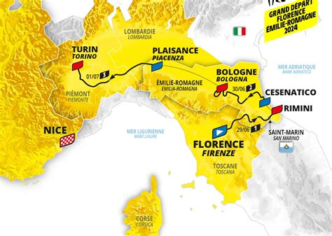 Perfiles Ruta De Las 3 Primeras Etapas Del Tour De Francia 2024