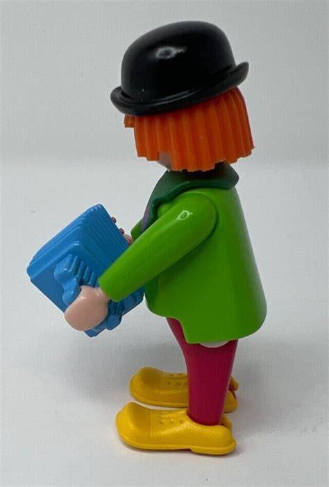 Vintage Playmobil Geobra Clown Figure Playing Accordion Incomplete