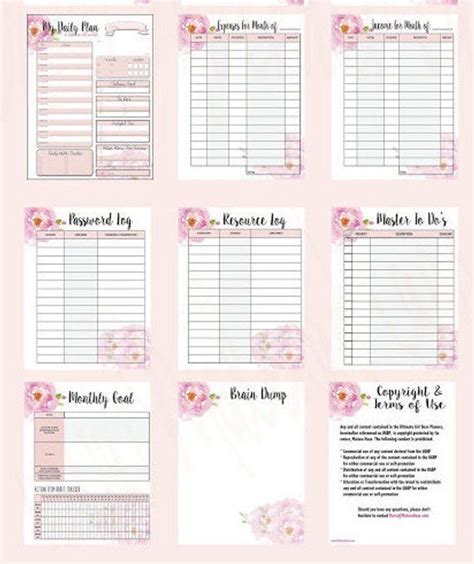 Ultimate Girl Boss Planner Printable Download For Classic Etsy Girl