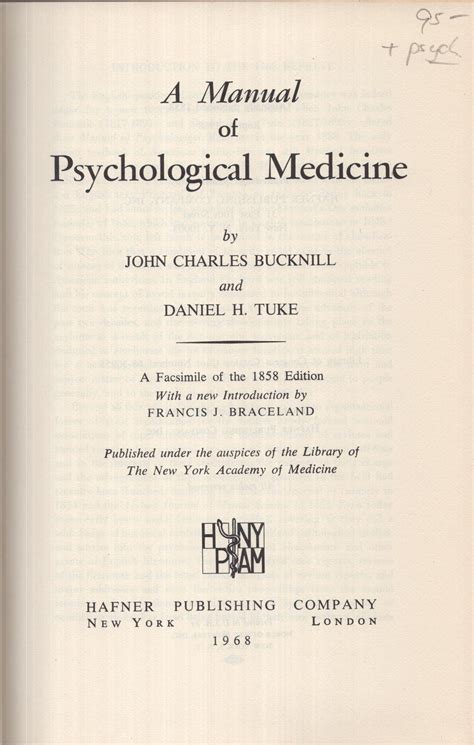 A manual of psychological medicine by John Charles Bucknill - Daniel
