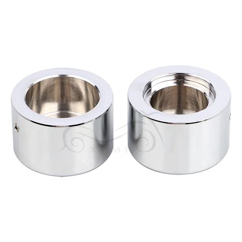 Cnc Chrome Front Axle Cap Nut Covers For Harley Touring Road King