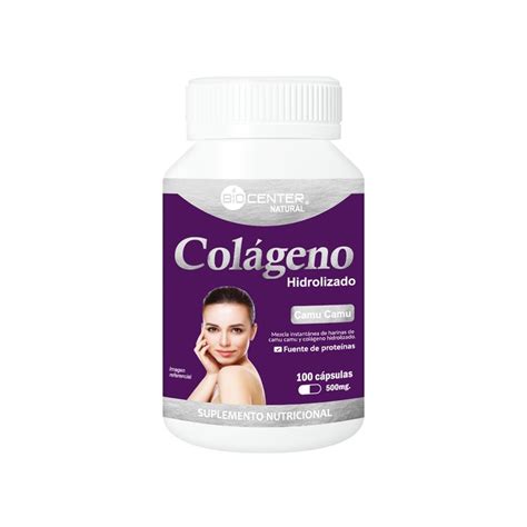 Colágeno Hidrolizado con Camu Camu en Cápsulas 500 mg x 100 u