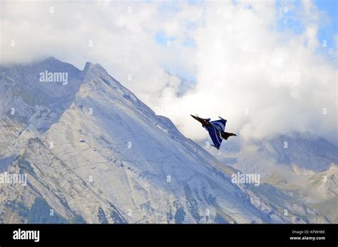 Sion Switzerland September 15 Dassault Rafale In The Breitling Air Show September 15 2017