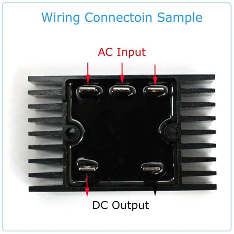 Amico SQL 100A 1000V 3 Phase Diode Metal Case Bridge Rectifier TS