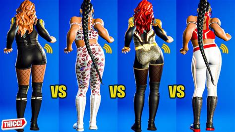 Fortnite Bianca Belair Vs Becky Lynch Party Hips 1 Hour Thicc 🍑😘 Wwe Emote Battle 😍😜 Who Won