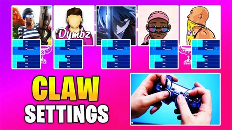 Best Claw Controller Settings Youtube