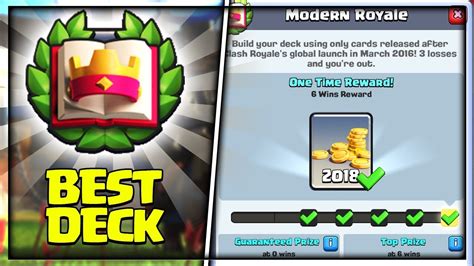 Best Deck For Modern Royale Challenge In Clash Royale Best Mega