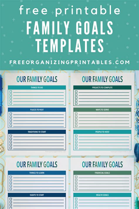 Set Family Goals the Easy Way (with Free Printables)