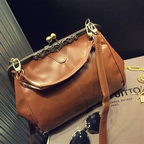 2016 New Women Vintage Retro Bags Leather Handbag Women Messenger Bags