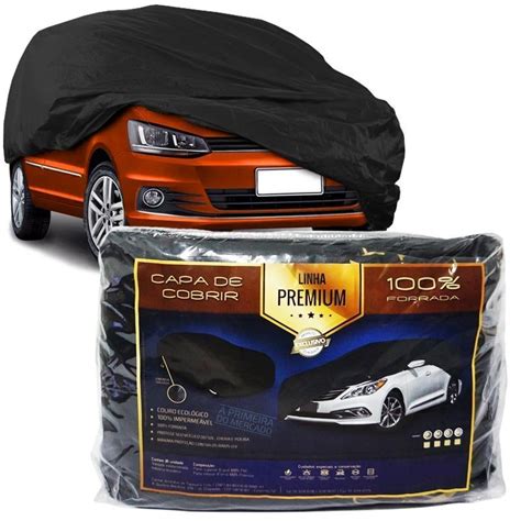 Capa Automotiva Cobrir Carro Protetora Couro Ecol Gico Premium Forrada