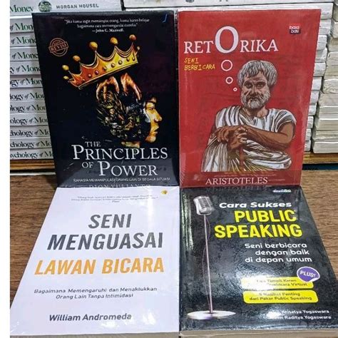 Jual Paket 4 Buku The Principle Of Power Retorika Cara Sukses Public